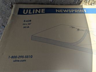 Uline Newsprint 24" x 36" 800 sheets - Moving Supplies