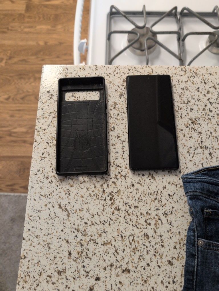 Google Pixel 6 Pro And Spigen Case.