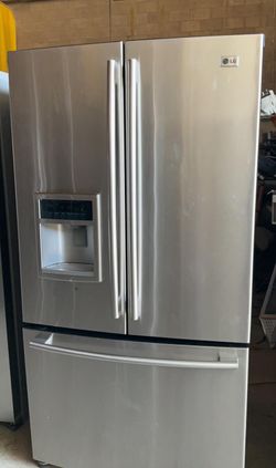 LG 3-Door Stainless Steel Fridge
