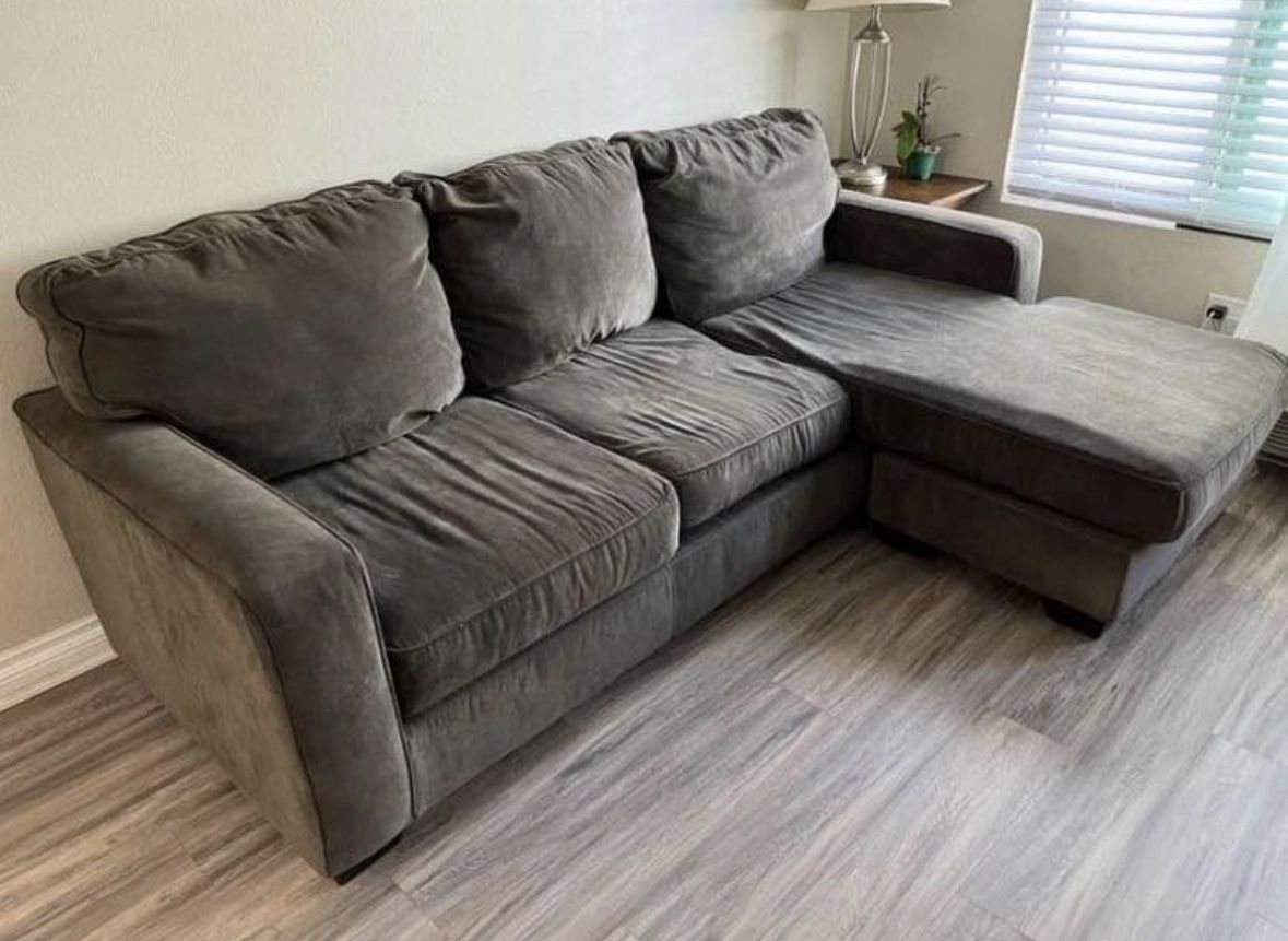 Gray Hodan 93” Reversible Sectional Sofa by Ashley