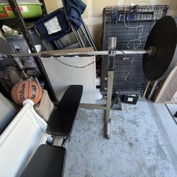 Weight Bench With Weights 