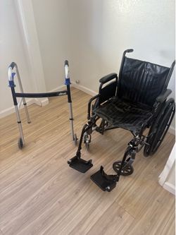 Wheel chair and walker