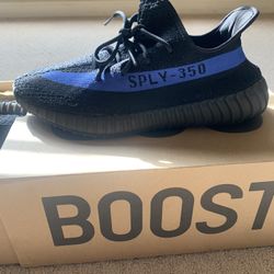 Adidas Mens Yeezy Dazzling Blue - Size 12