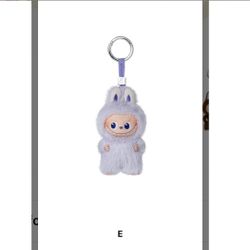 LABUBU PIN FOR LOVE "E" Vinyl Plush Pendant Authentic NWT