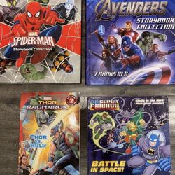 Kids Superhero (Marvel And DC) Book Bundle $28 AlI! 2 Of Then Multi Story 