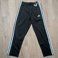 Adidas black sports pants- Size Large- Brand new with tags- thick/warm