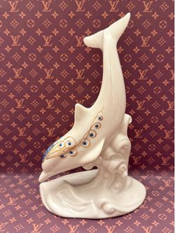 LENOX JEWELED DIVING DOLPHIN 7''
