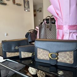 Coach Tabby Bag Set 3pc