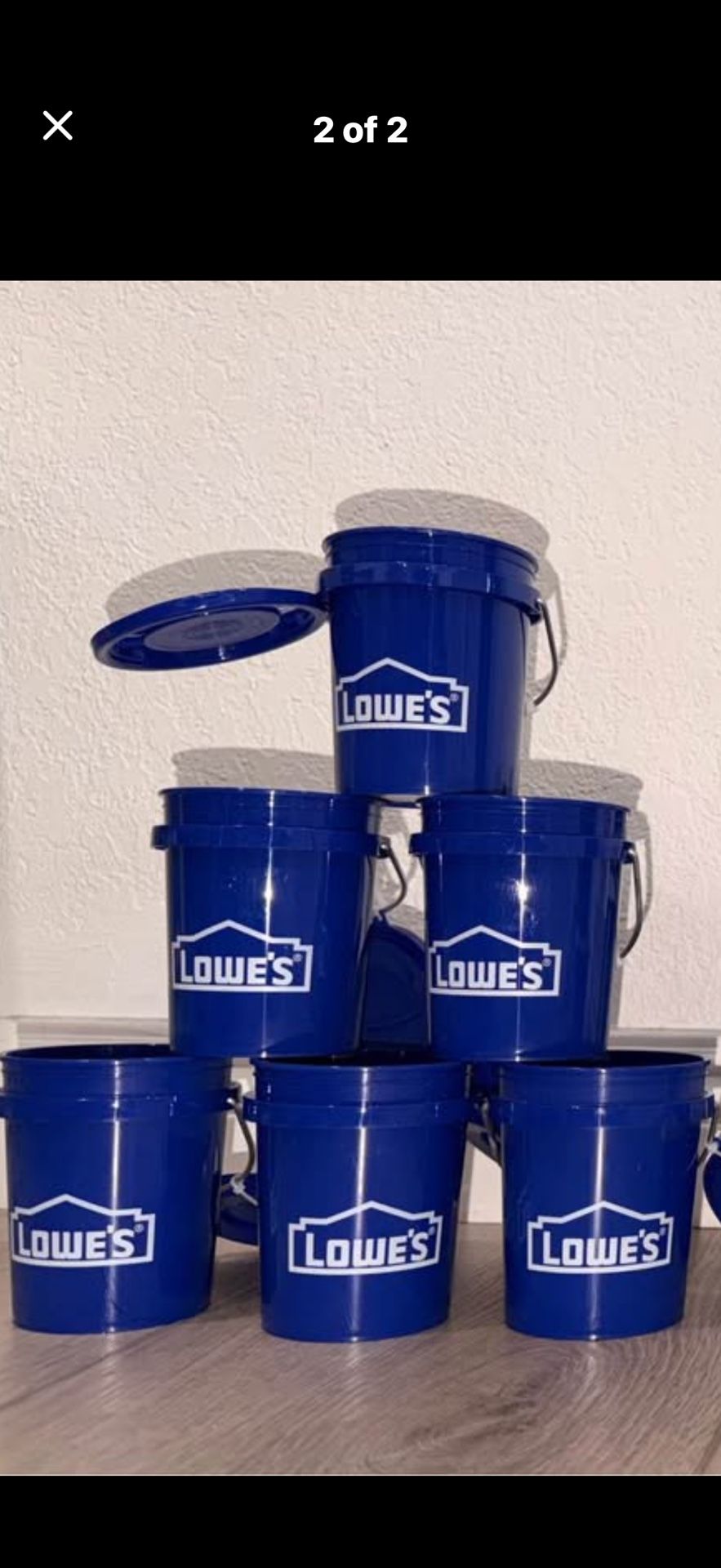 Lowe’s Mini Buckets W Lid