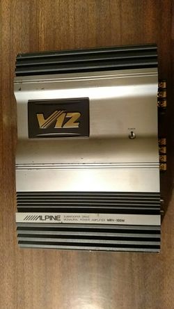 Alpine amplifier