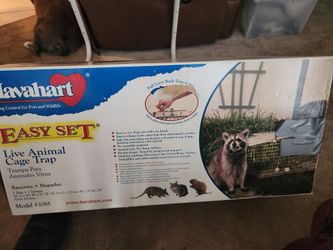 Used HAVAHART EASY SET LIVE ANIMAL CAGE TRAP