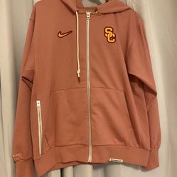 USC Nike Standard Issue Zip Up Hoodie Jackets Size Lar