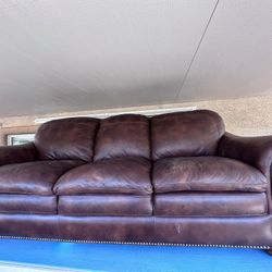 Leather Couch 