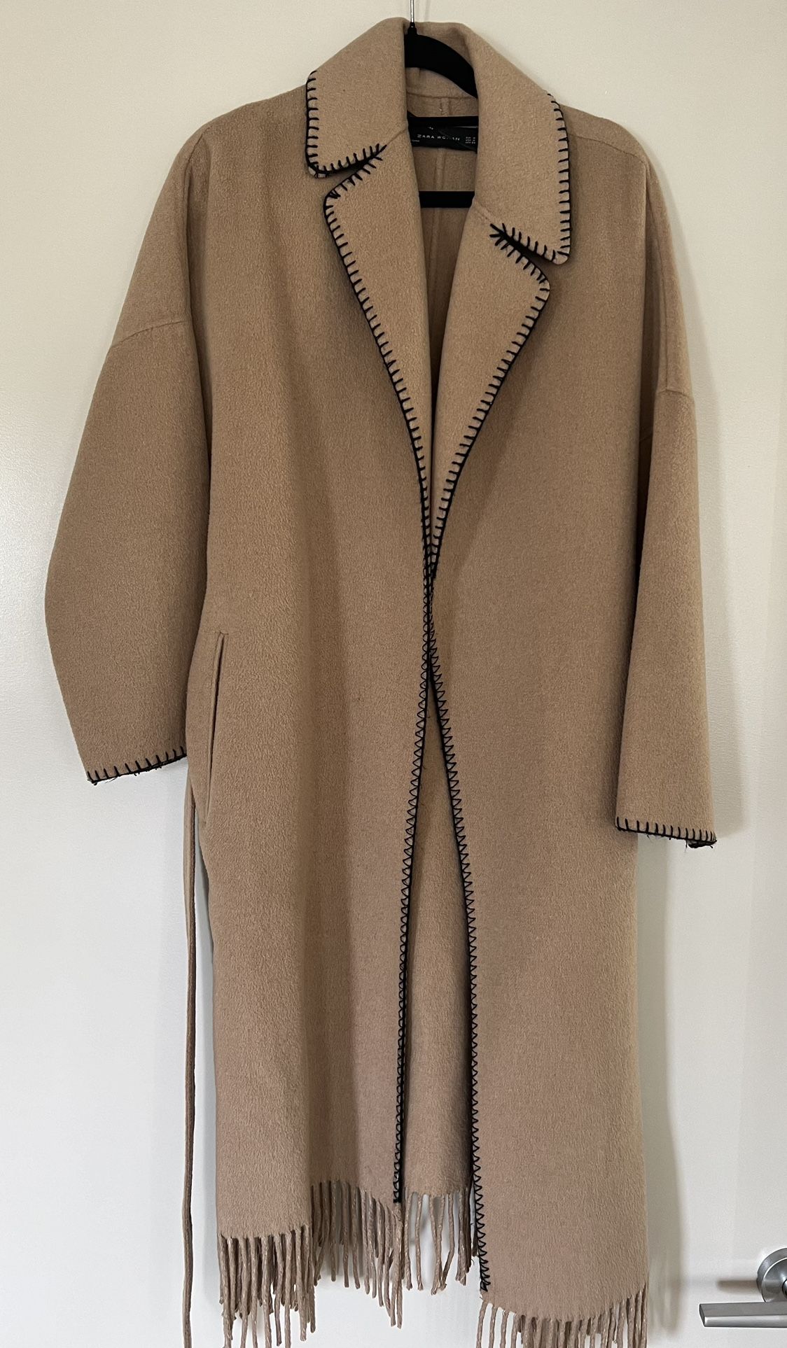 Zara Women Wool Wraparound Jacket Medium