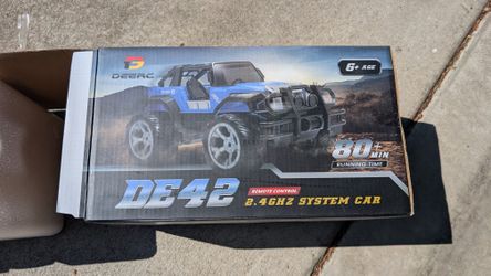 Blue RC Car/Jeep
