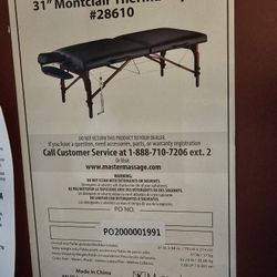 Master Massage Table Therma-Top