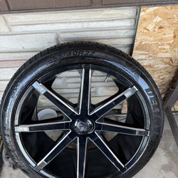 dubs 22 inch rims with tires 
