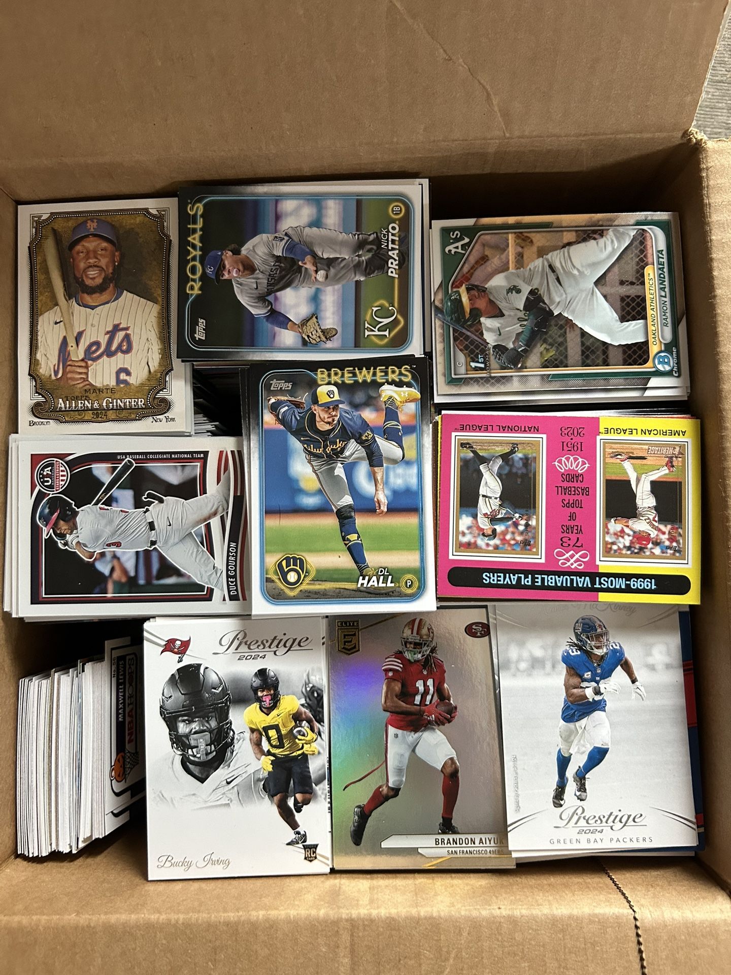 2023/24 BASEBALL And FOOTBALL Box Cards Was Kids Lost Interest
