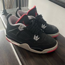 Jordan 4 Red And Black Cement