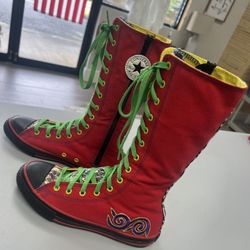 Custom Converse High Tops Youth Sz 4