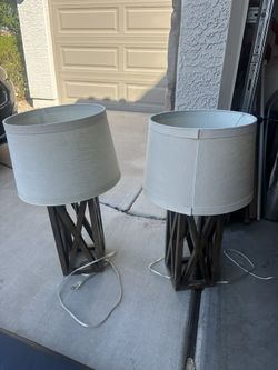 Rustic Brown Lamps