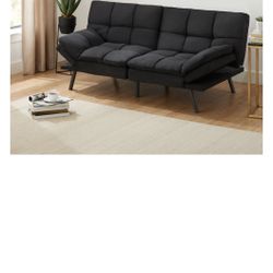 Black Memory Foam Dutton, Sofa, Couch, Bed