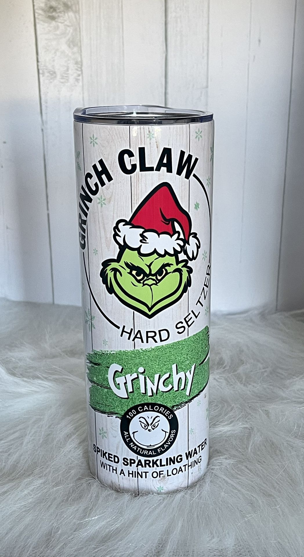 Christmas: The Grinch White Claw Tumbler, Christmas Gift Ideas, Presents