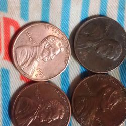 Rare 90's Lincoln Penny With Printing Errors 