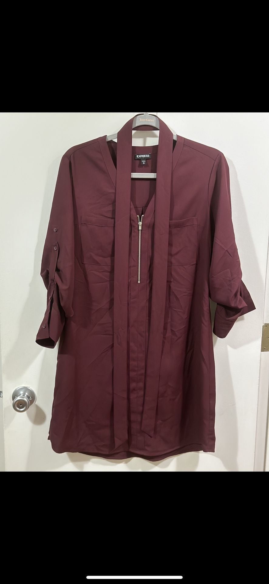 Express Maroon Dress