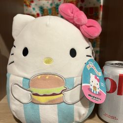 Hello Kitty Large Hamburger Squishmallow