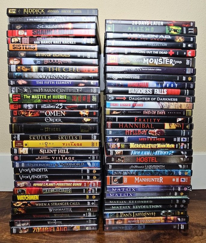 Horror, Thriller, Sci-Fi, Cult DVD Movies