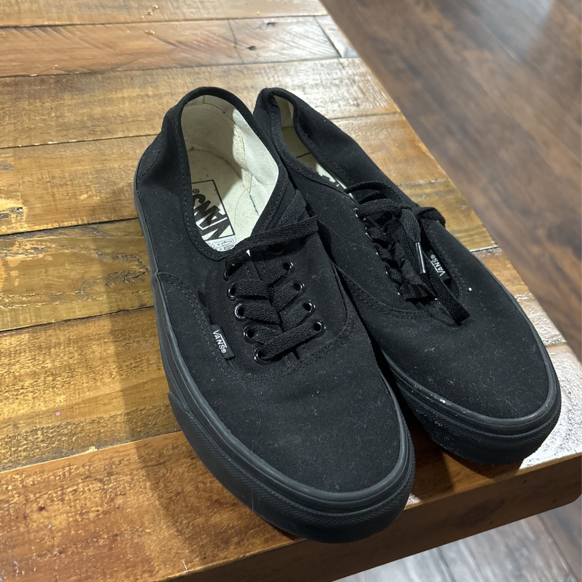 Black Vans 