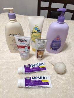 BABY LOTIONS/ DIAPER RASH CREAMS/ BULB SYRINGE