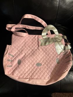 Hello Kitty Pink Quilted Tote Bag