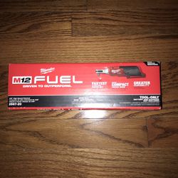 Milwaukee Fuel M12 3/8 Ratchet Tool Olny $120 Firm 