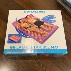 swimline inflatable double mat