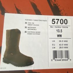 Steel Toe Boots, Used 10.5 Wide