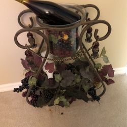 Wine Rack w glass Ice bucket  $65