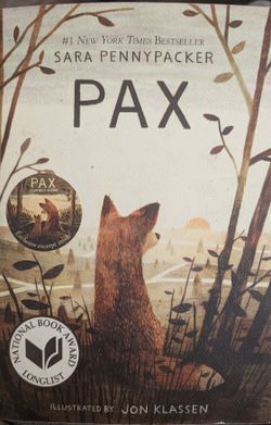 #1 New York Times Bestseller Book: Pax by Sara Pennypacker. It's Adventures Of Peter And Pax The Fox. Pax and Peter have been inseparable ever since P