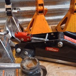2 Ton Floor Jack And Jack Stands 
