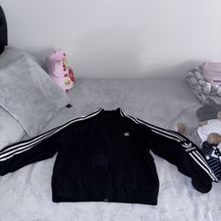 Adidas Black/White Jacket For Sale 
