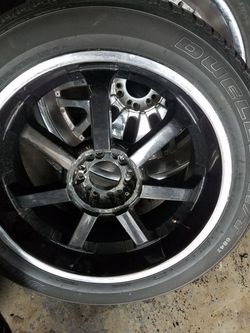 Set of 22" very clean Universal 6 lug