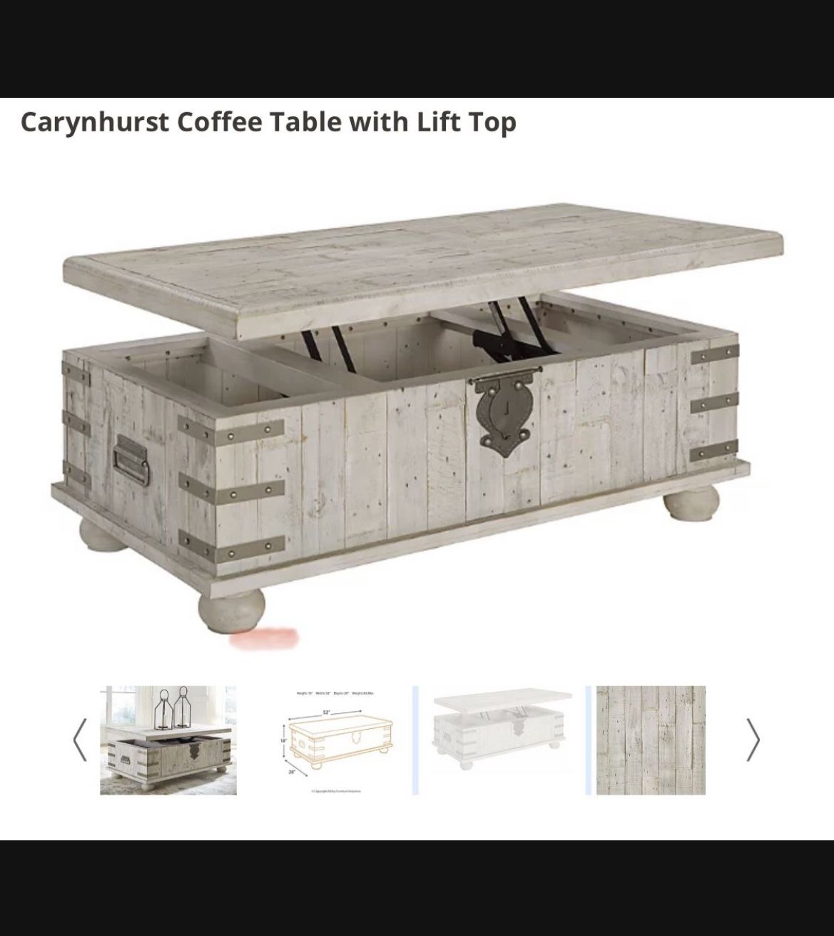 Carynhurst Coffee Table With Lift Top for Sale in Redlands, CA OfferUp