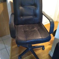 Comfortable Leather Work Desk Chair