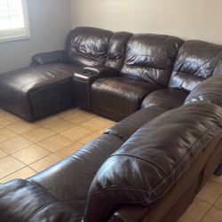 Leather Couch 