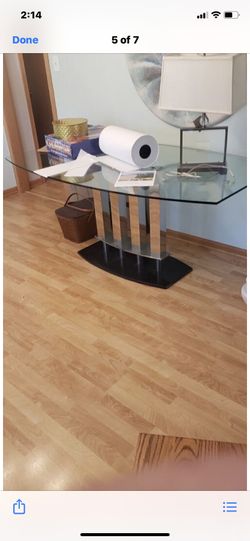 Dining room table and chairs $200