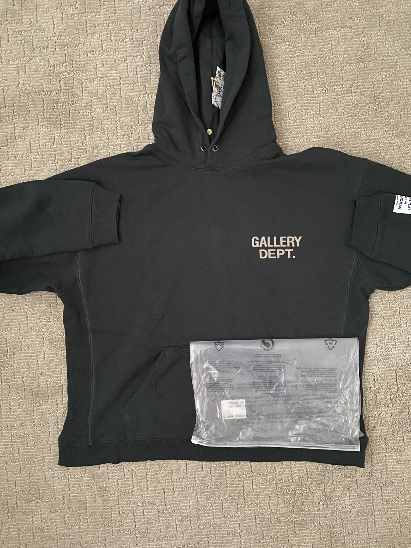 Gallery Debt Graphic Hoodie Size Medium