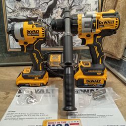 NEW DEWALT 20V BRUSHLESS DRILLS KIT 