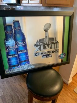 Seahawks picture framed memorabilia