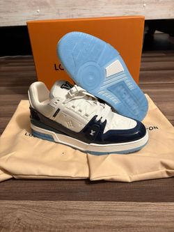 Blue sneakers